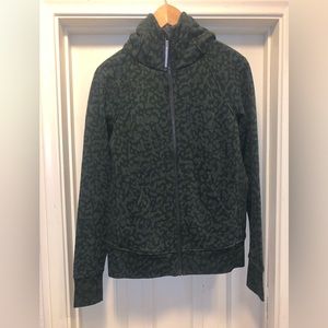 Lululemon Camo Green Scuba Hoodie 6